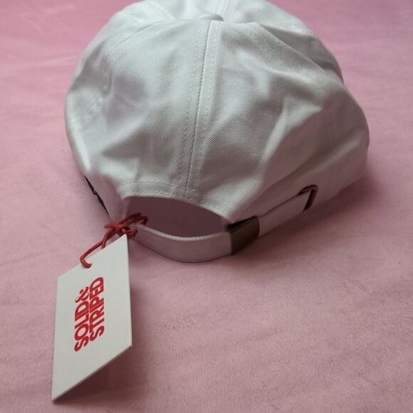 Solid & Striped the Baseball Cap in Marshmallow White - Picture 4 of 6